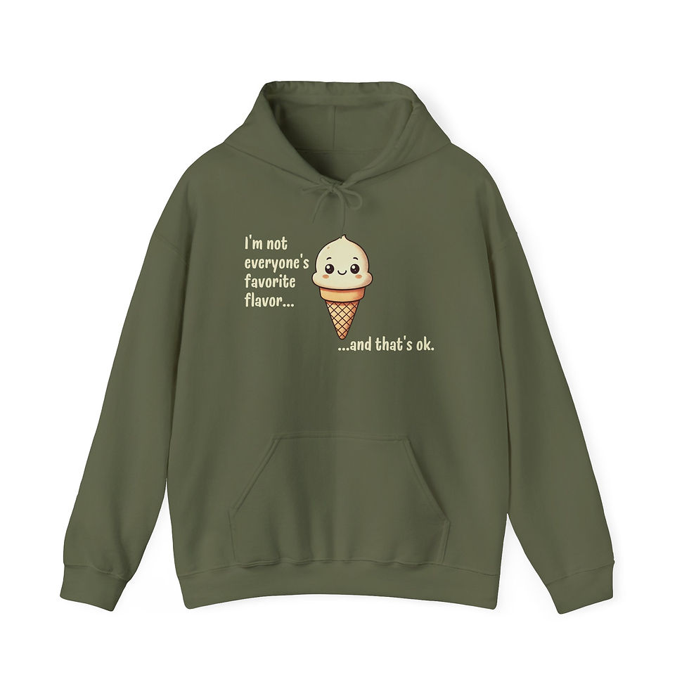 Thumbnail: Vanilla Not Everyones Favorite Flavor Retro Ice Cream Hoodie