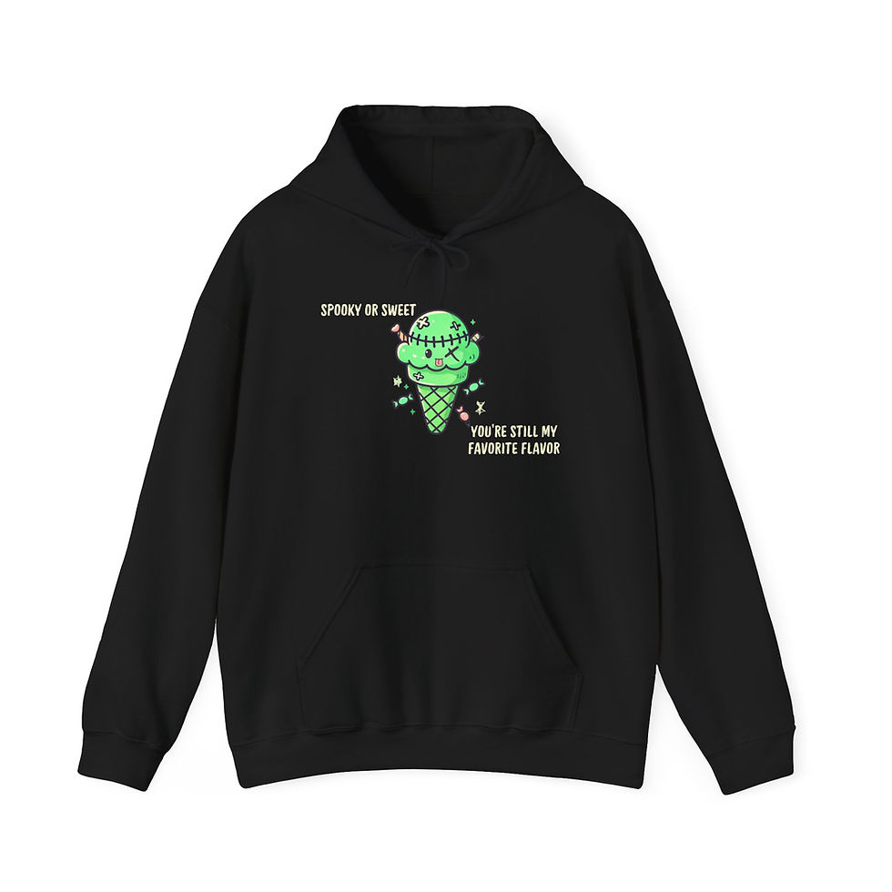 Thumbnail: Spooky or Sweet Retro Ice Cream Hoodie