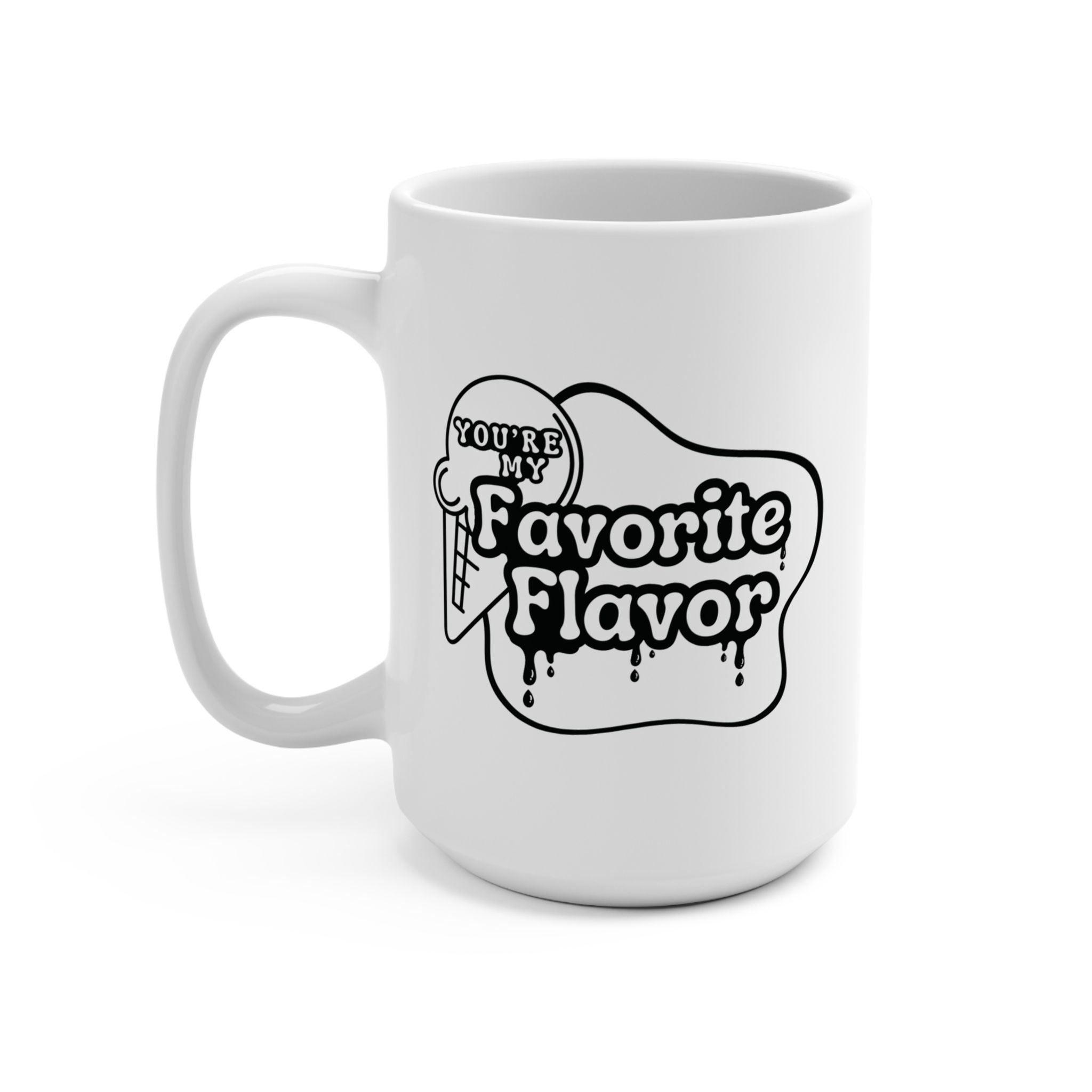 Favorite Flavor Retro Ice Cream Mug 15oz
