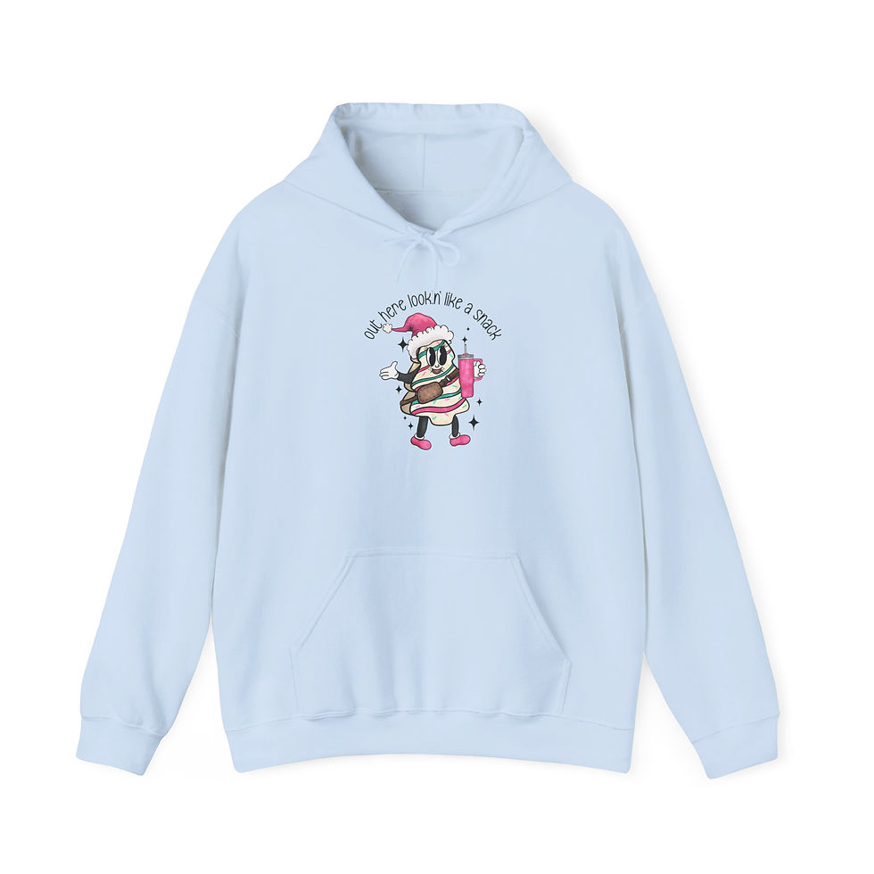 Thumbnail: Lookin' Like a Snack Funny Christmas Sweater Hoodie
