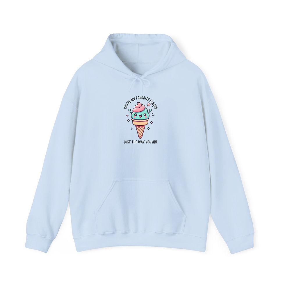 Thumbnail: My Favorite Flavor Just The Way You Are Retro Ice Cream Hoodie