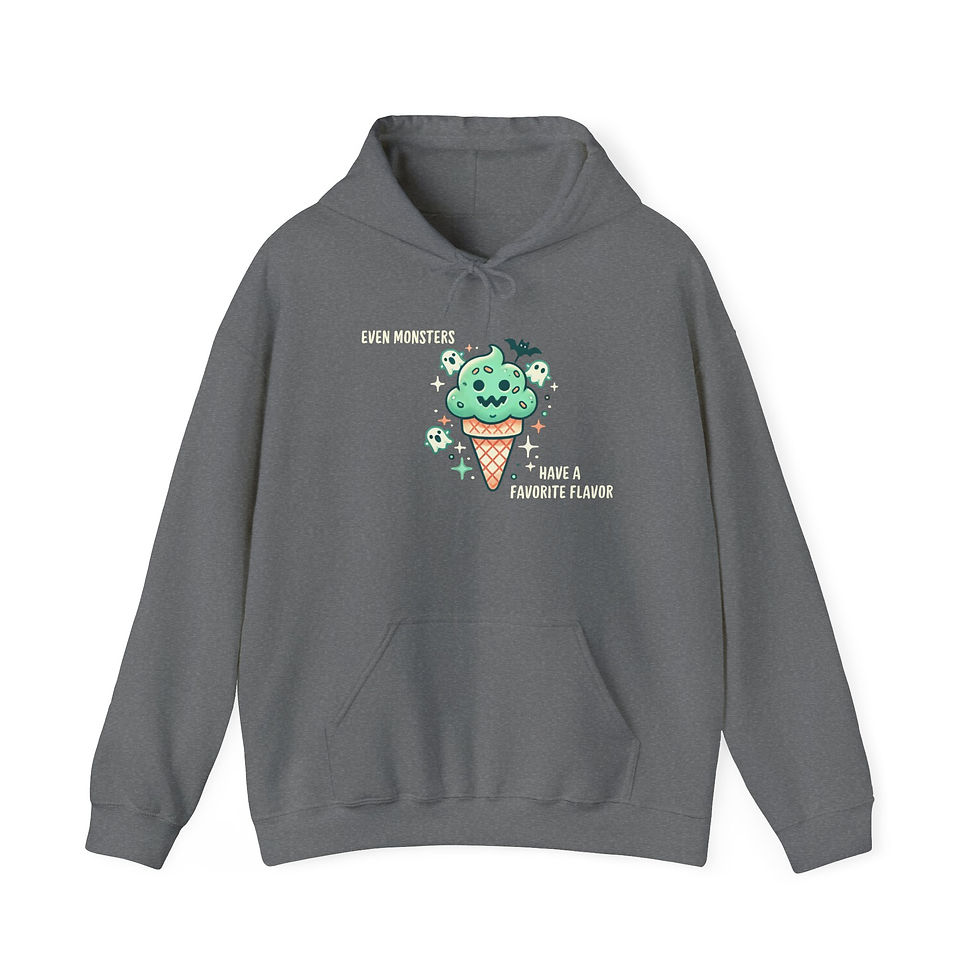Thumbnail: Even Monsters Retro Ice Cream Hoodie