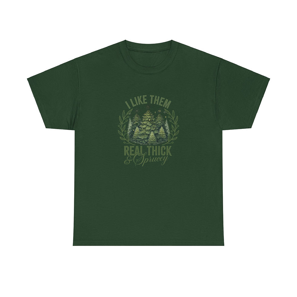 Thumbnail: Thick and Sprucey Funny Christmas Shirt Tee