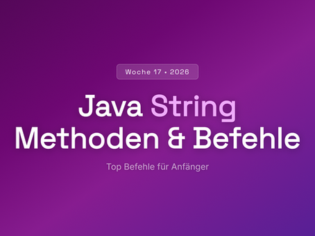 Java String Methoden: Top Befehle für Einsteiger