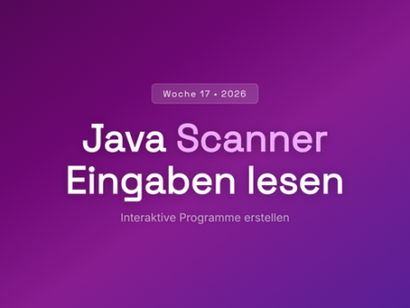 Java Scanner Eingabe: Einfach erklärt für Einsteiger