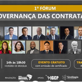 RGB convida para o 1º Fórum de Governança em Contratações 