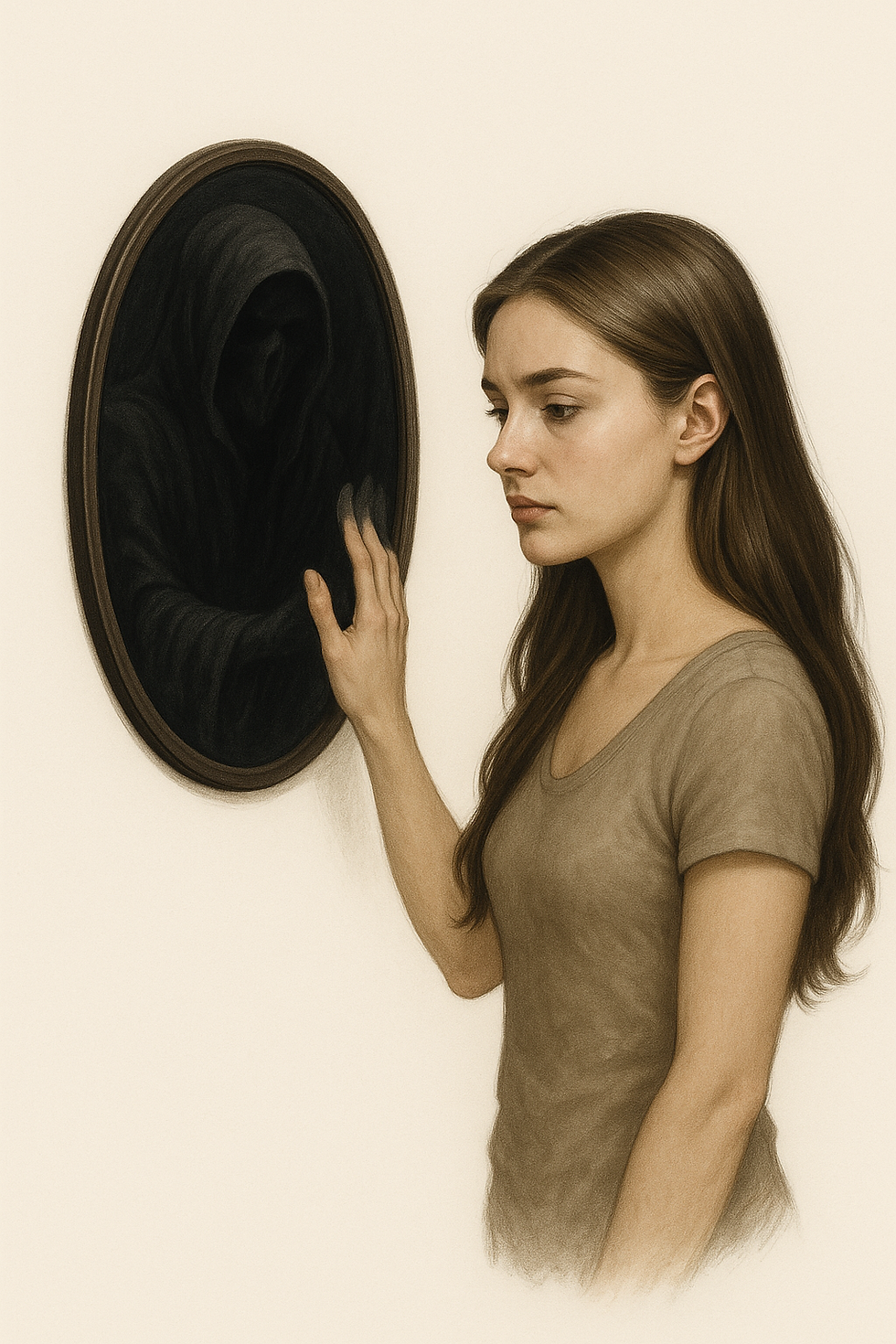 a women (victim) trapped in the narcissistic RA:WON dementor projection.
