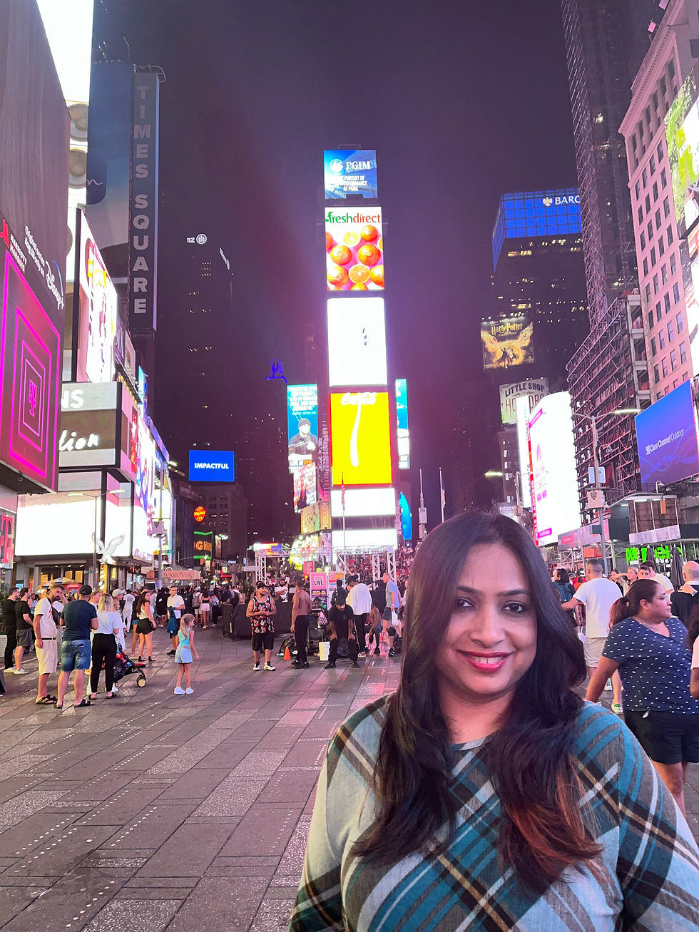 parita at new york times square