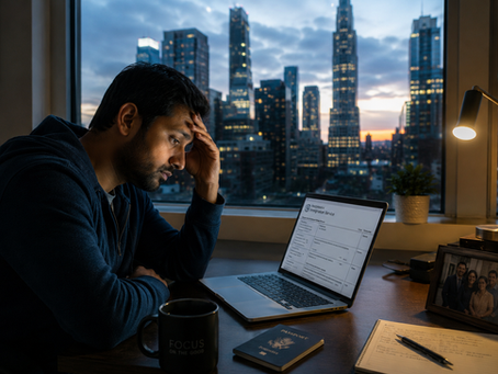 Indian in USA stressing over a h1b visa.