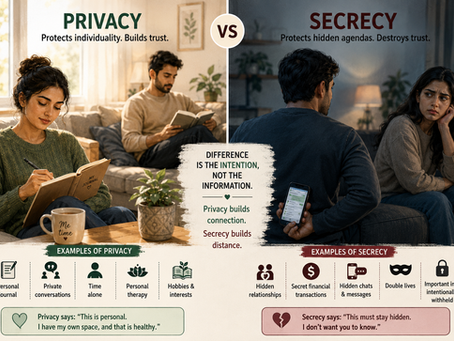 ai image two sections privacy vs secrecy