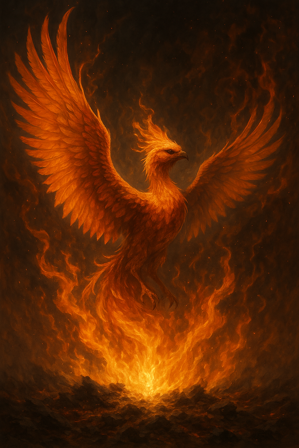 rise like a Phoenix
, from your ashes