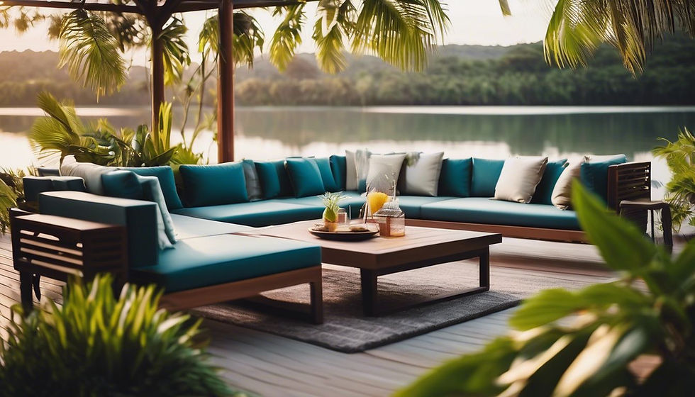 Como criar um espaço de convivência ao ar livre com conforto e sofisticação