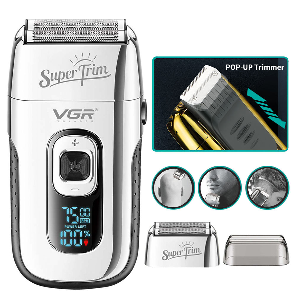 Rechargeable Wet & Dry Beard Trimmer for Men