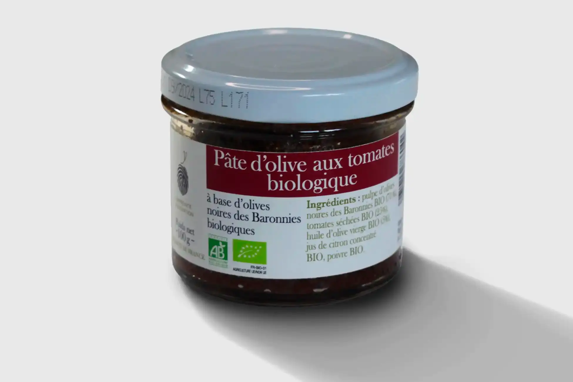 Pâte d'olives BIO avec tomates séchées BIO