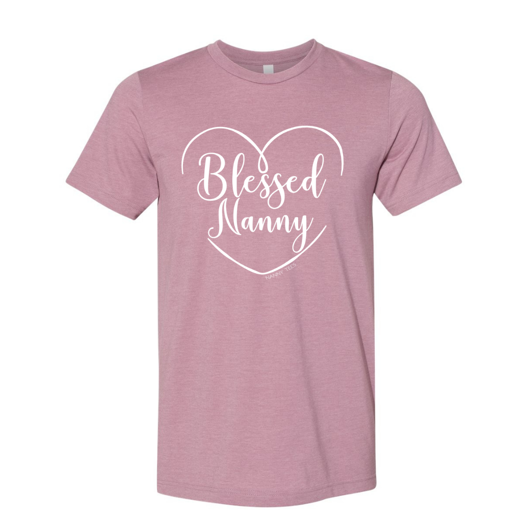 Blessed Nanny Heart Tee