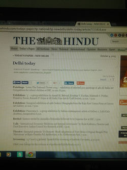 SurShadhana's News@"The Hindu"Delhi