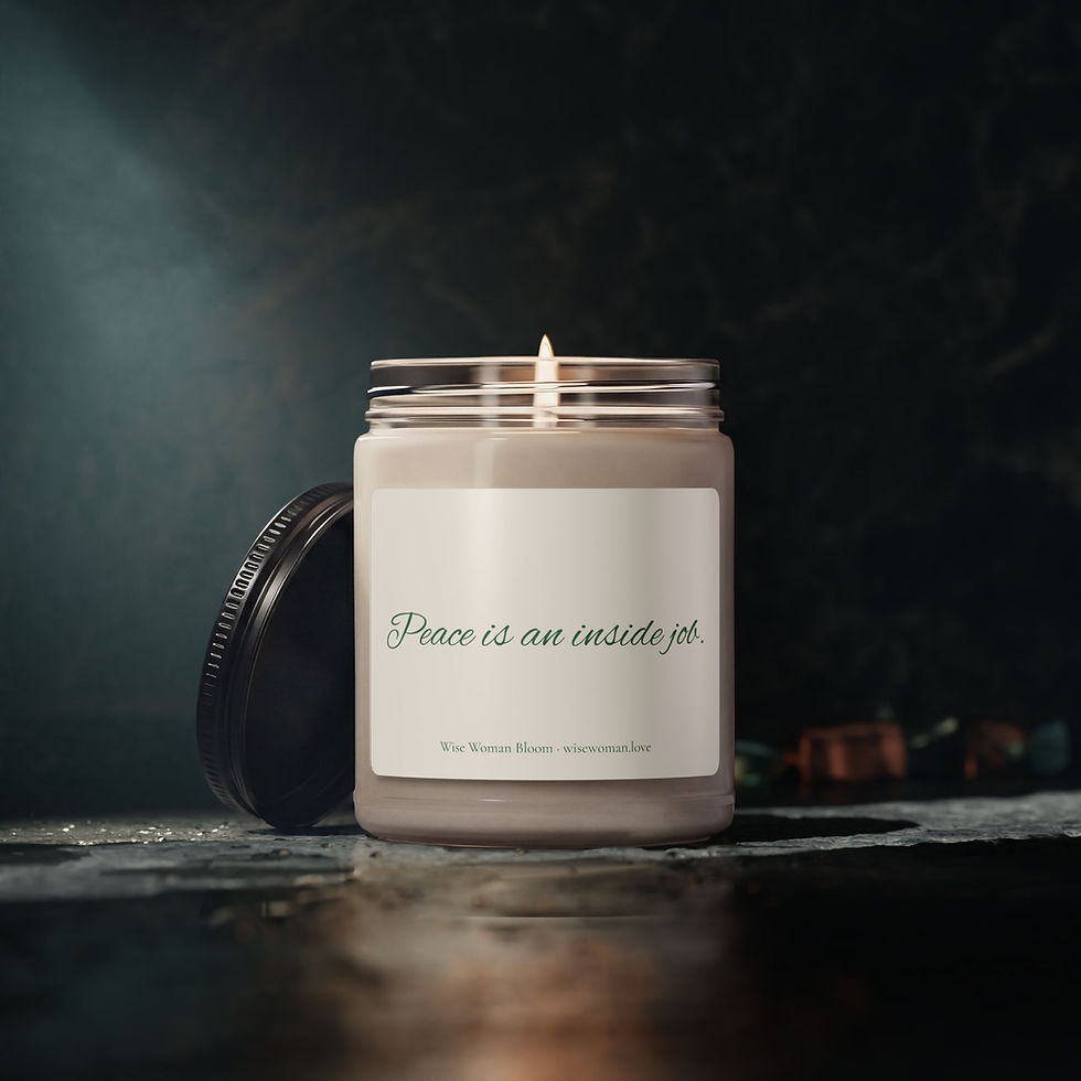 Thumbnail: Peace Is An Inside Job — Scented Soy Candle