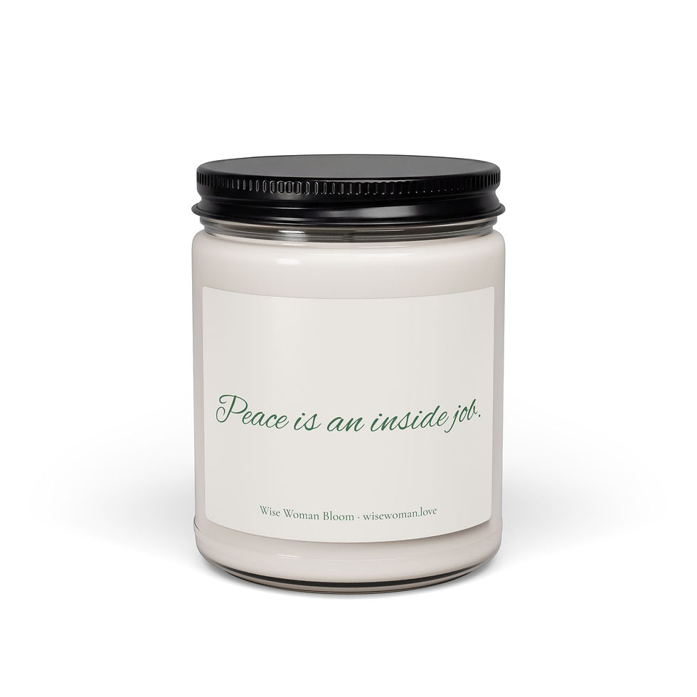 Thumbnail: Peace Is An Inside Job — Scented Soy Candle