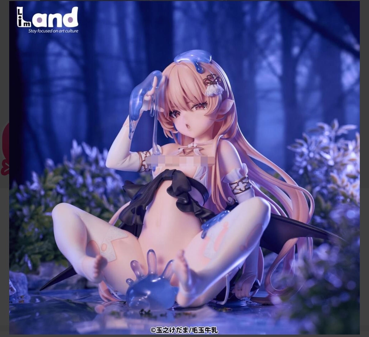 預購 2024/12 Lim Land 原創 毛玉牛乳原畫 普拉滋瑪與史萊姆 1/6