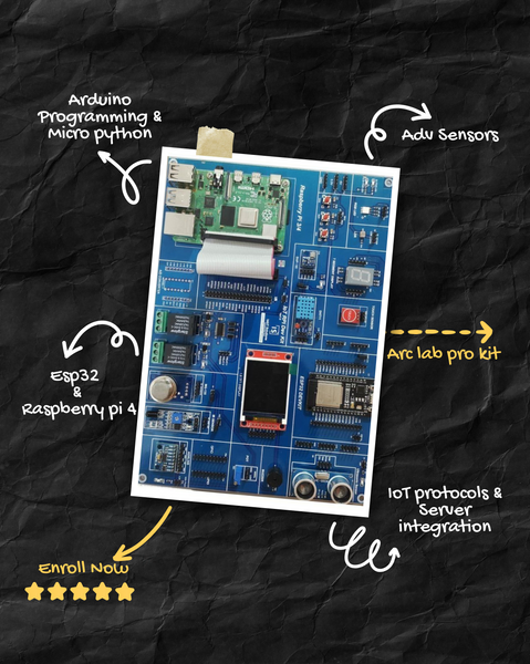 Advanced IoT Course – Level Up Your Skills

If you already have hands-on experience with ESP8266, sensors, cloud platforms, and basic IoT protocols, this Advanced IoT Course is your next step.

In this course, you'll work with ESP32 and Raspberry Pi, diving deeper into real-world applications. You'll learn advanced device programming, secure communication using MQTT/HTTPS, and cloud integration with platforms like Firebase, ThingSpeak, and AWS IoT.

We focus on practical, project-based learning—build smart home systems, IoT dashboards, automation tools, and more. By the end, you'll be equipped to design and deploy full-scale IoT solutions.

Take your IoT journey to the next level—join us and start building smarter!