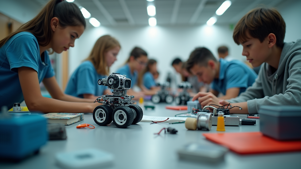 Transforming Education with Robotics and AI Workshops