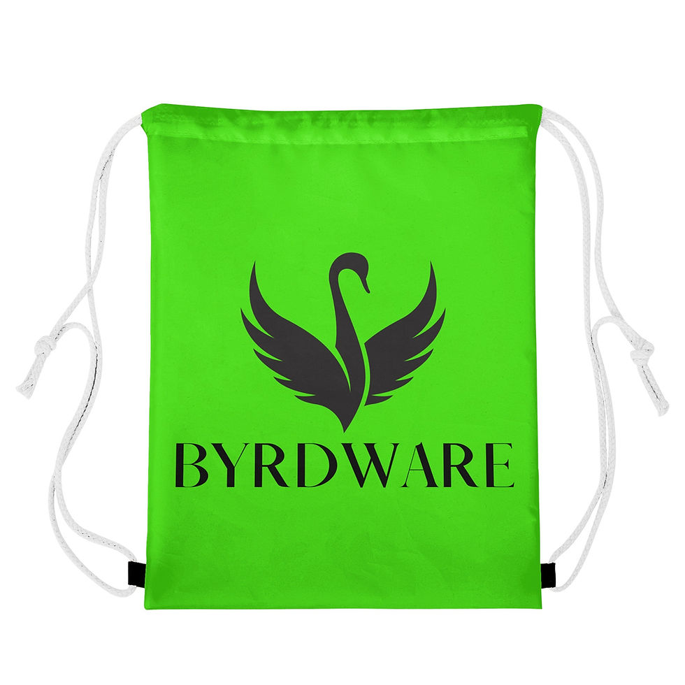 Thumbnail: Byrdware Drawstring Bag - Lime