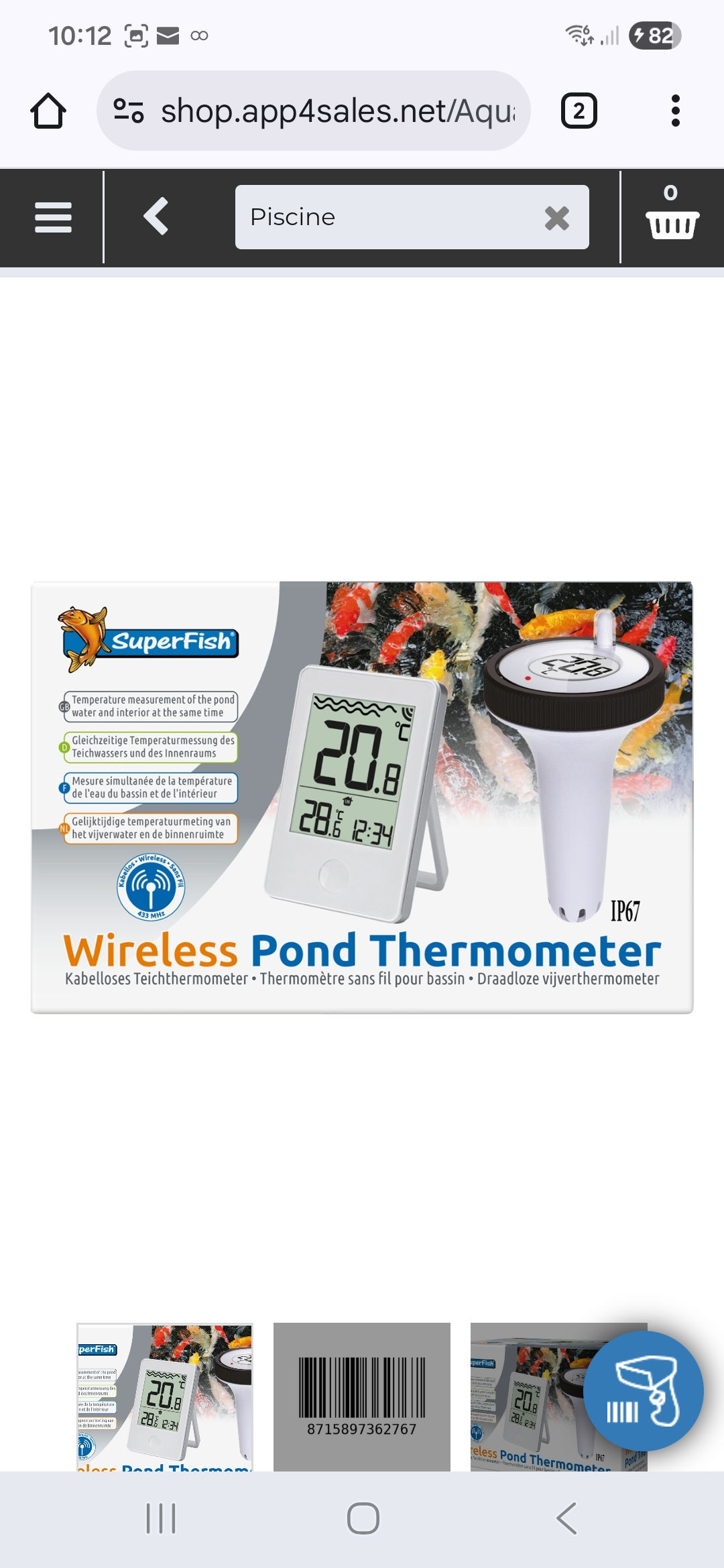 THERMOMETRE SANS FIL