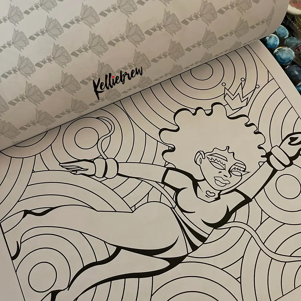 Thumbnail: Black Magic: Adult Coloring Book Volume 1