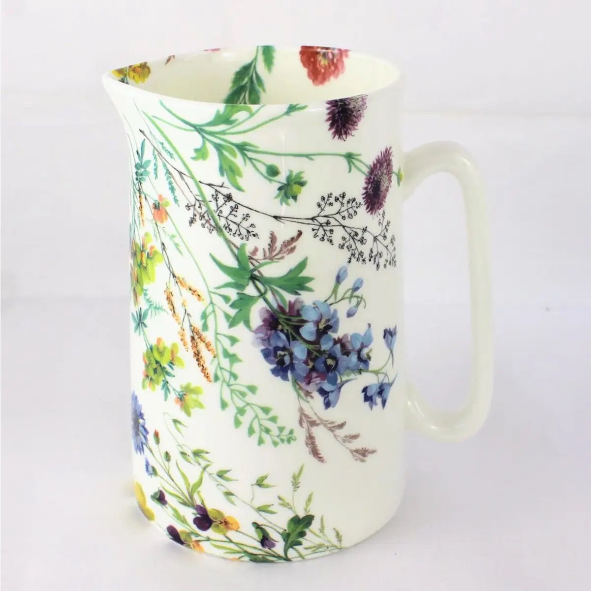 1 Pint Pitcher- Field of Flowers