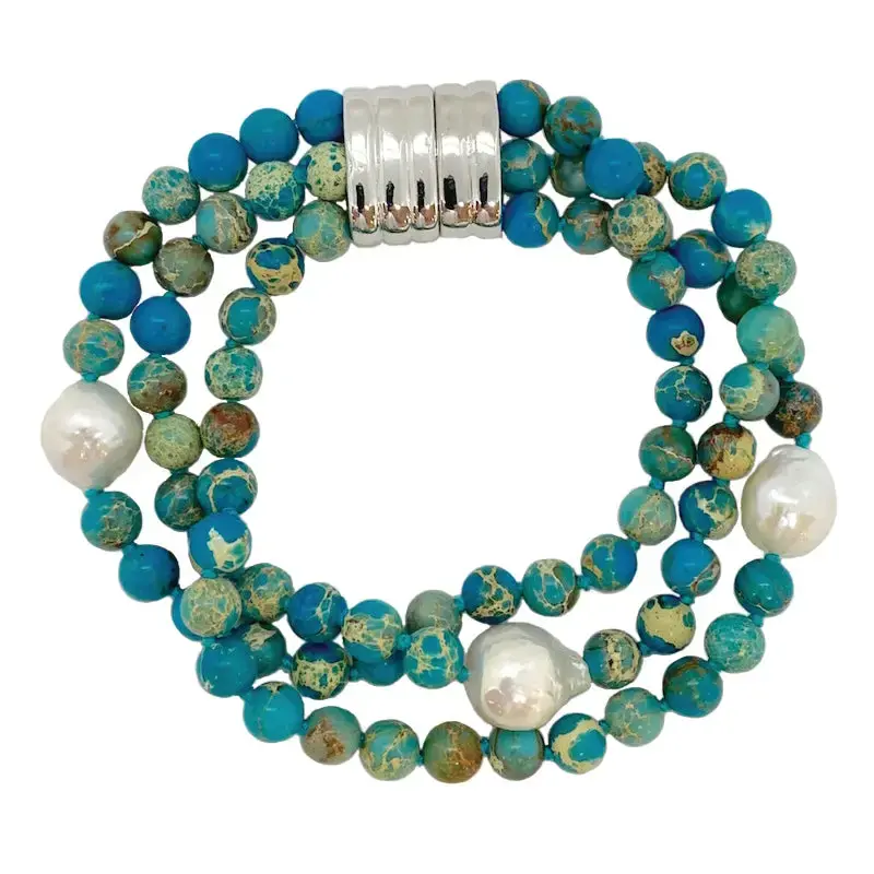Jasper & Pearl Bracelet