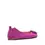 Thumbnail: Fushcia Suede Ballerina with Silver Accessory