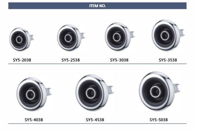 Thumbnail: STAINLESS STEE L ESCUTCHEON, DIRECTIONAL	JET INTERNAL