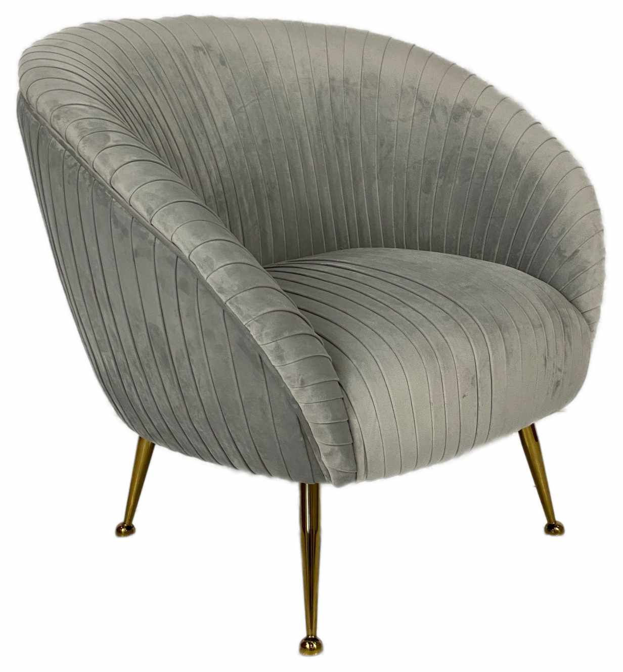 Sessel Velvet Grey