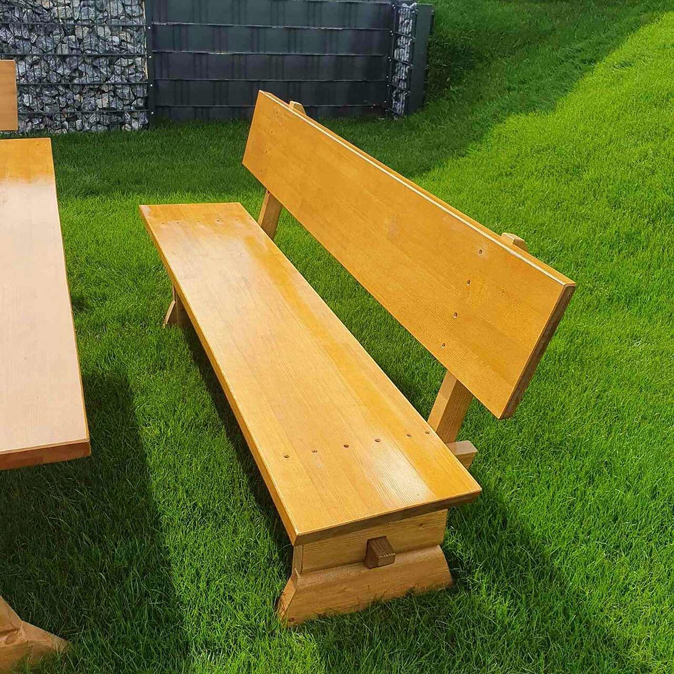 Miniaturbild: Gartenset geleimt & lackiert 150cm