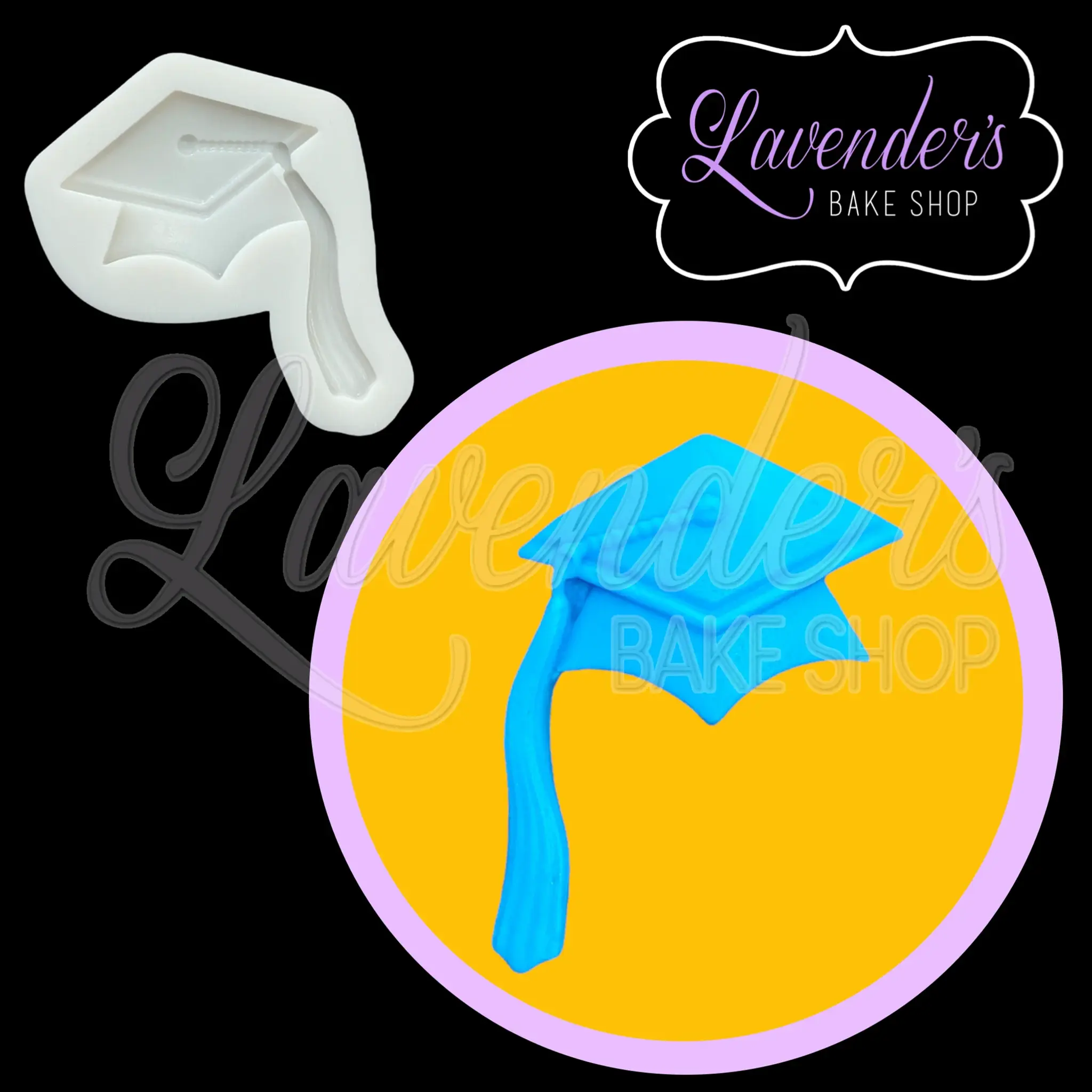 Graduation Cap Mold (Lavender's)