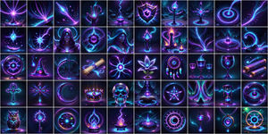 Magic Spell Icons Pack32 - Arcane