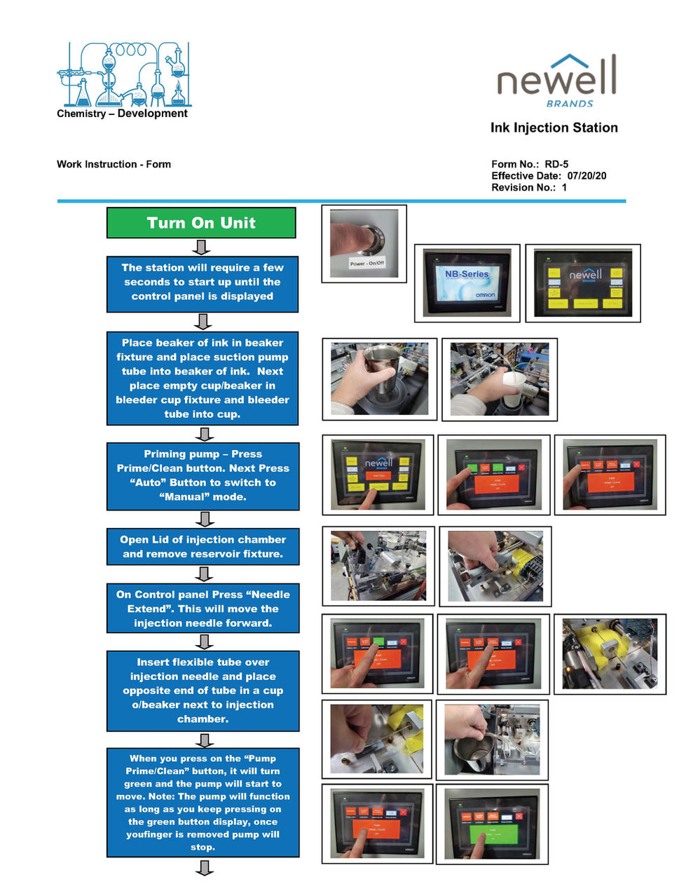 Newell Chemistry E&P Work Instructions - Ink Injection Station v1_Page_1
