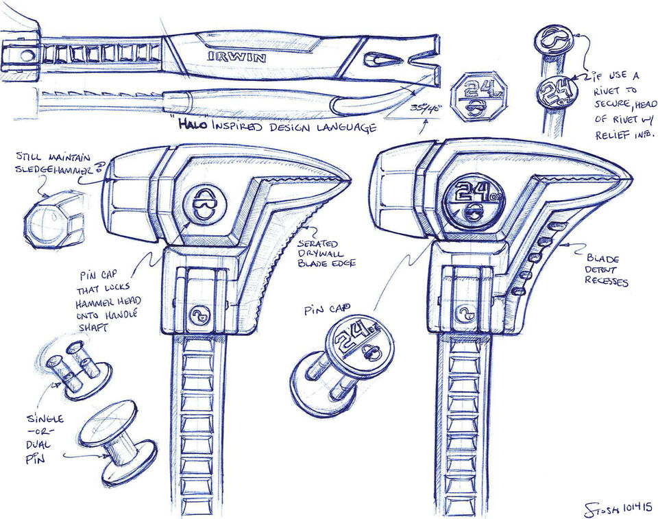 Demolition Hammer Option 18 Halo Head
