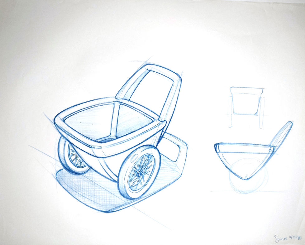 Big Wheel Cart sketch-1