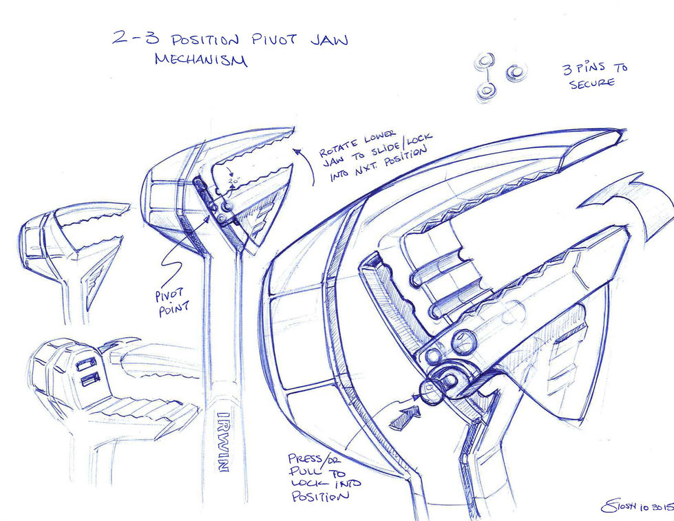 Demolition Hammer 2 position jaw