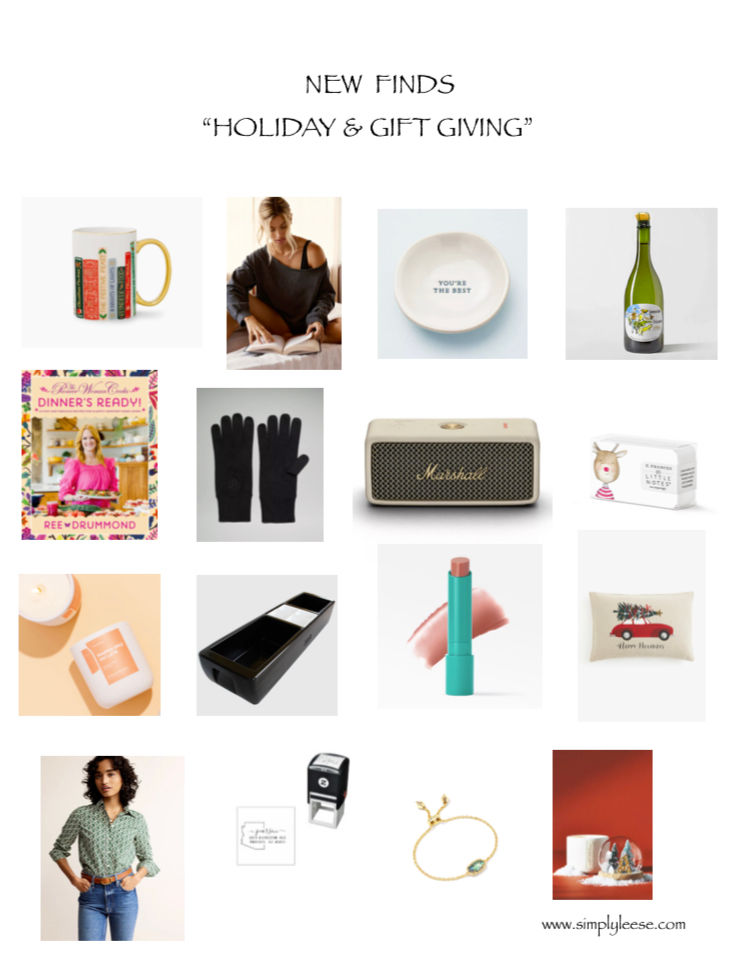 New Finds Holiday                              & Gift Giving Edition