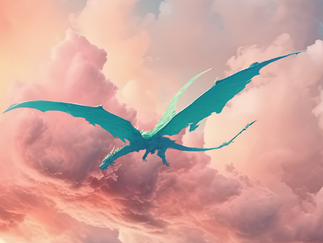 dragon in flight