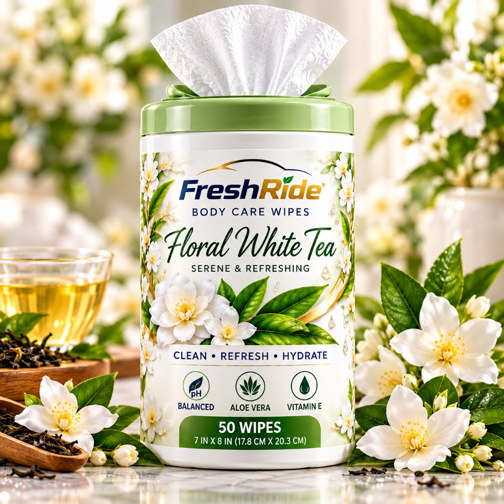 Floral White Tea Hygiene Wipes