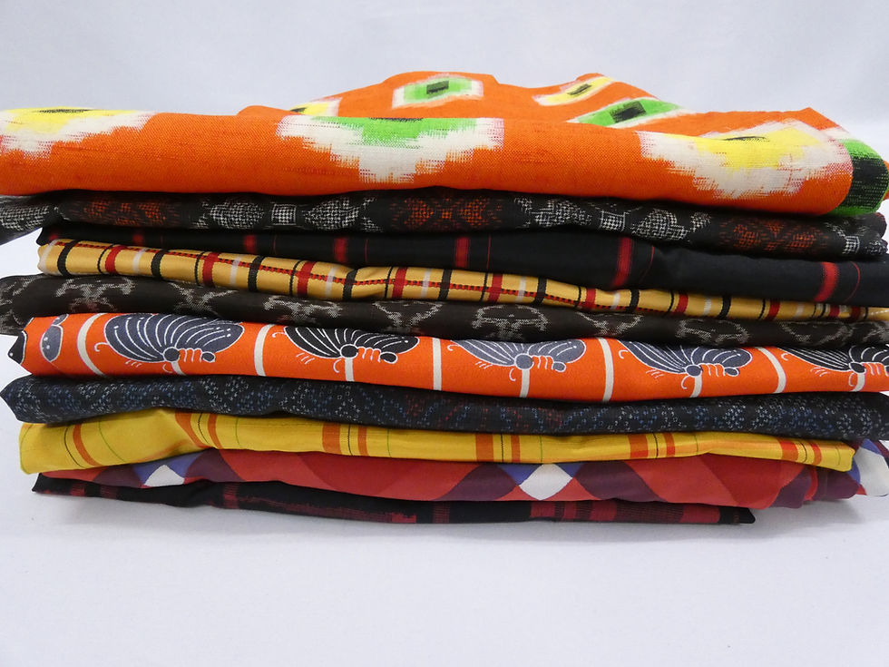 Thumbnail: ◇KWHS007 Women's Haori (kimono jacket) - 10-piece set - Vintage, Retro, Used, Japanese Clothing