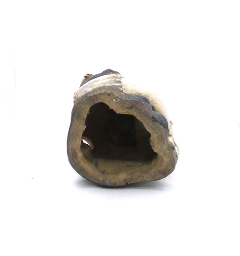 KM076 信楽焼 たぬき 置信楽焼 狸置物 大型 陶器 縁起物 開運 招福