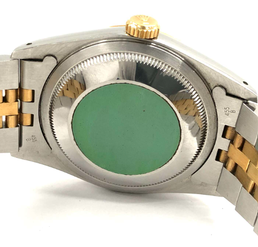 サムネイル： ♢KT040 ROLEX デイトジャスト Ref.16233 シャンパン文字盤 SS×18KYG 自動巻き 36mm X番 1991年頃 箱・保証書付