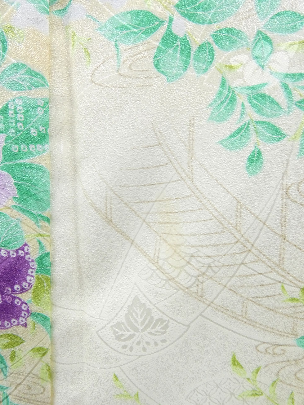 Thumbnail: ◇KWK047 Kimono, Lined Kimono, All-over Pattern, Polyester, Vintage, Retro, Japanese Clothing