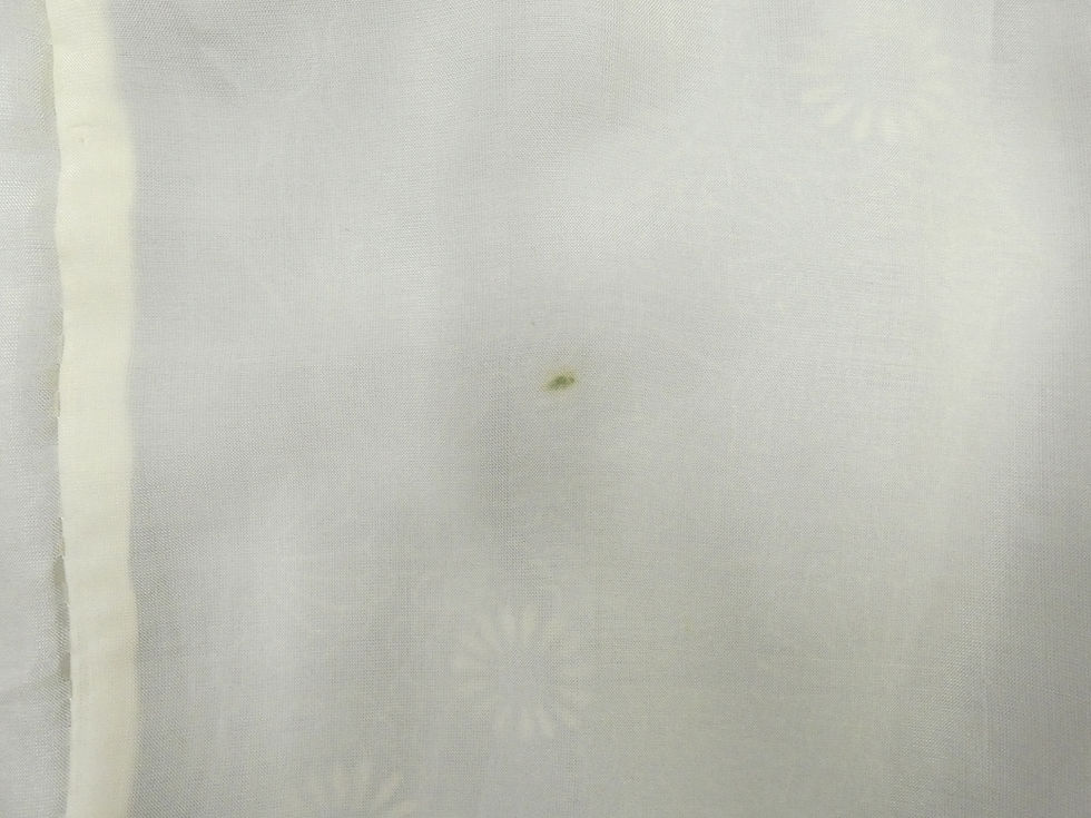 Miniatura: ◇KWK102 Kimono Komon antiguo | Poliéster azul marino, hecho en Japón Vintage [Pieza única]