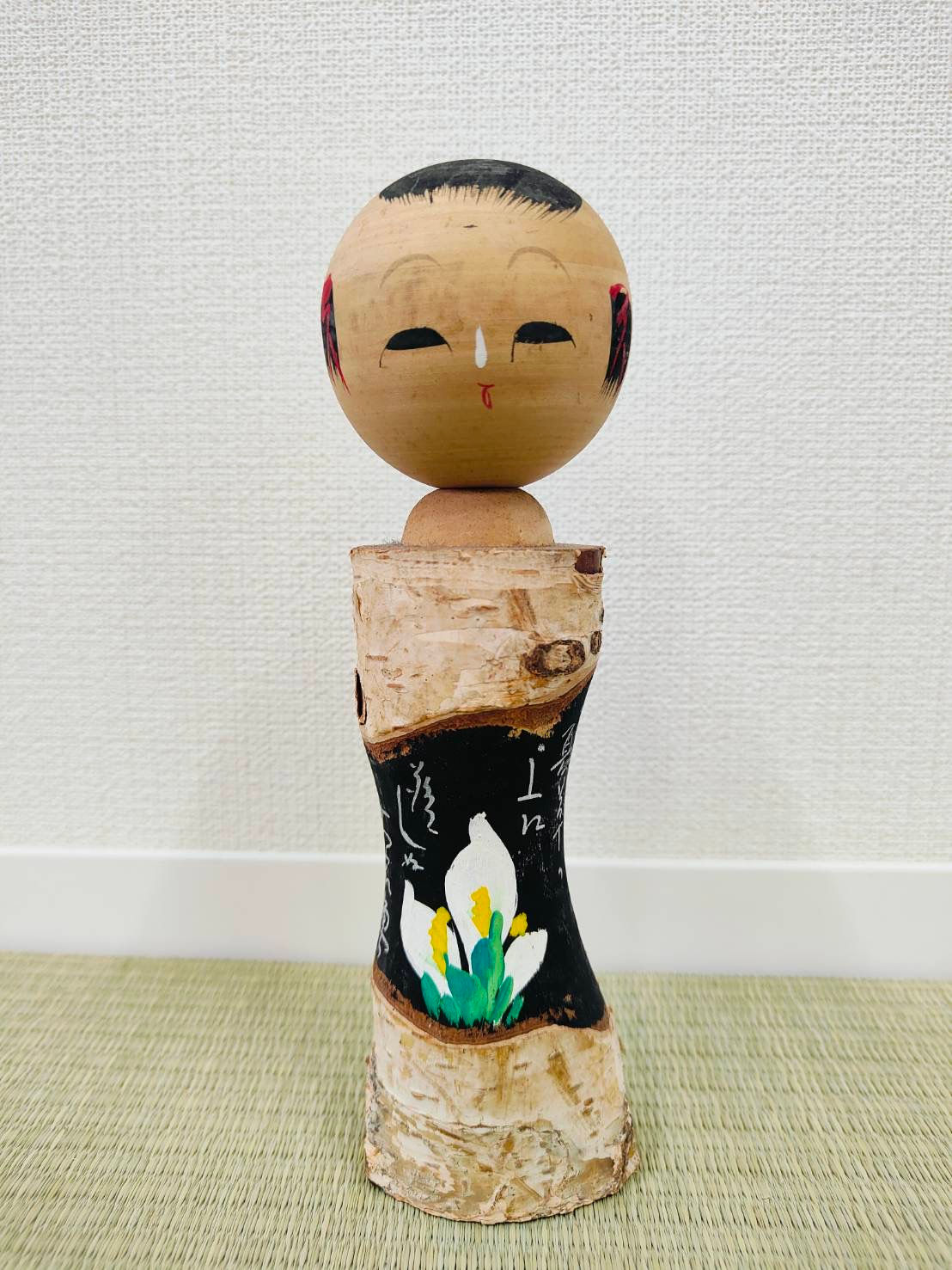 KM020 Poupées Kokeshi, porte-bonheur, poupées japonaises, artisanat populaire, artisanat traditionnel, jouets