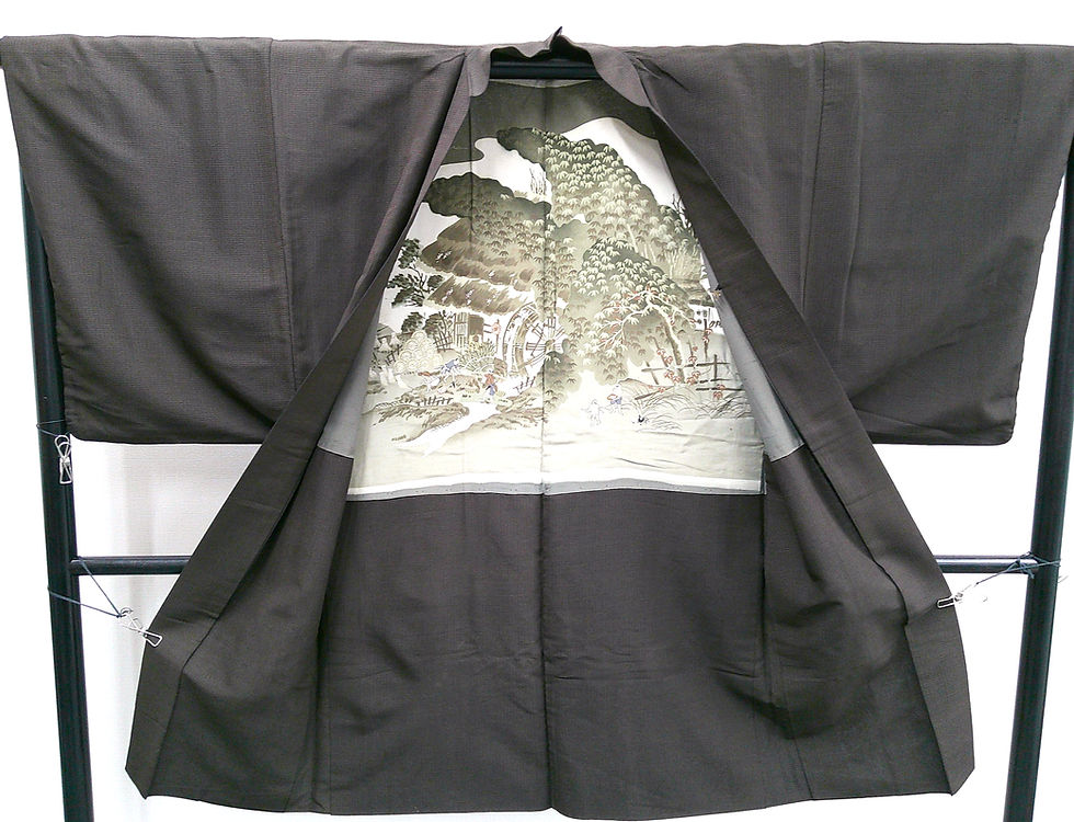 サムネイル： ◇KMH017 羽織 Haori 古着 レトロ 和服